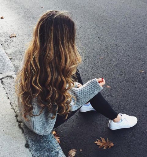 与秋季最配的长发说什么也不剪！