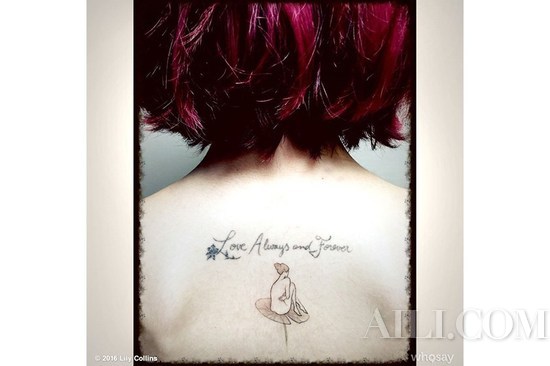 INS上女明星高调晒纹身，你敢说不好看？