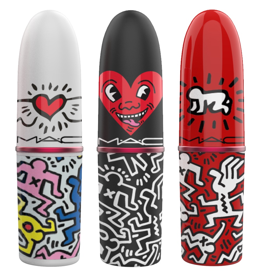 M·A·C魅可为致敬涂鸦艺术家KEITH HARING推出三款限量唇膏