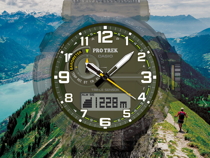 越揽巅峰遇新生！PRO TREK PRG-601系列陪你越山历野