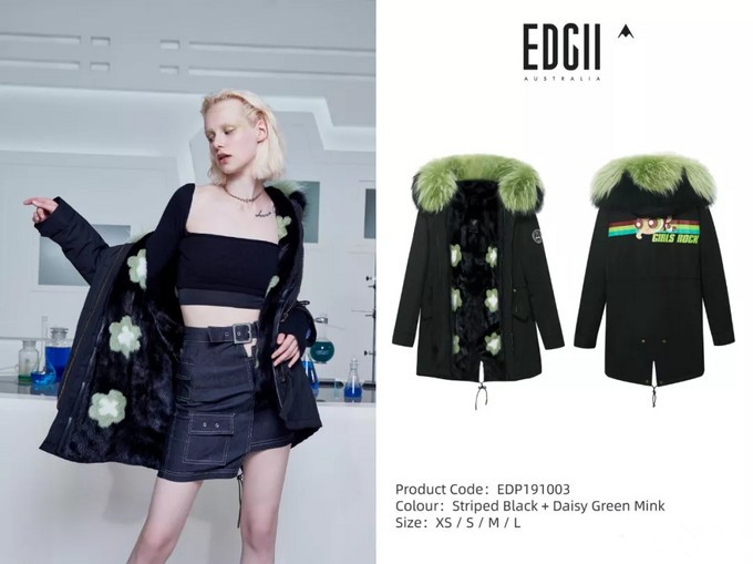 EDGII飞天小女警 超强联名为皮草派克注入新活力